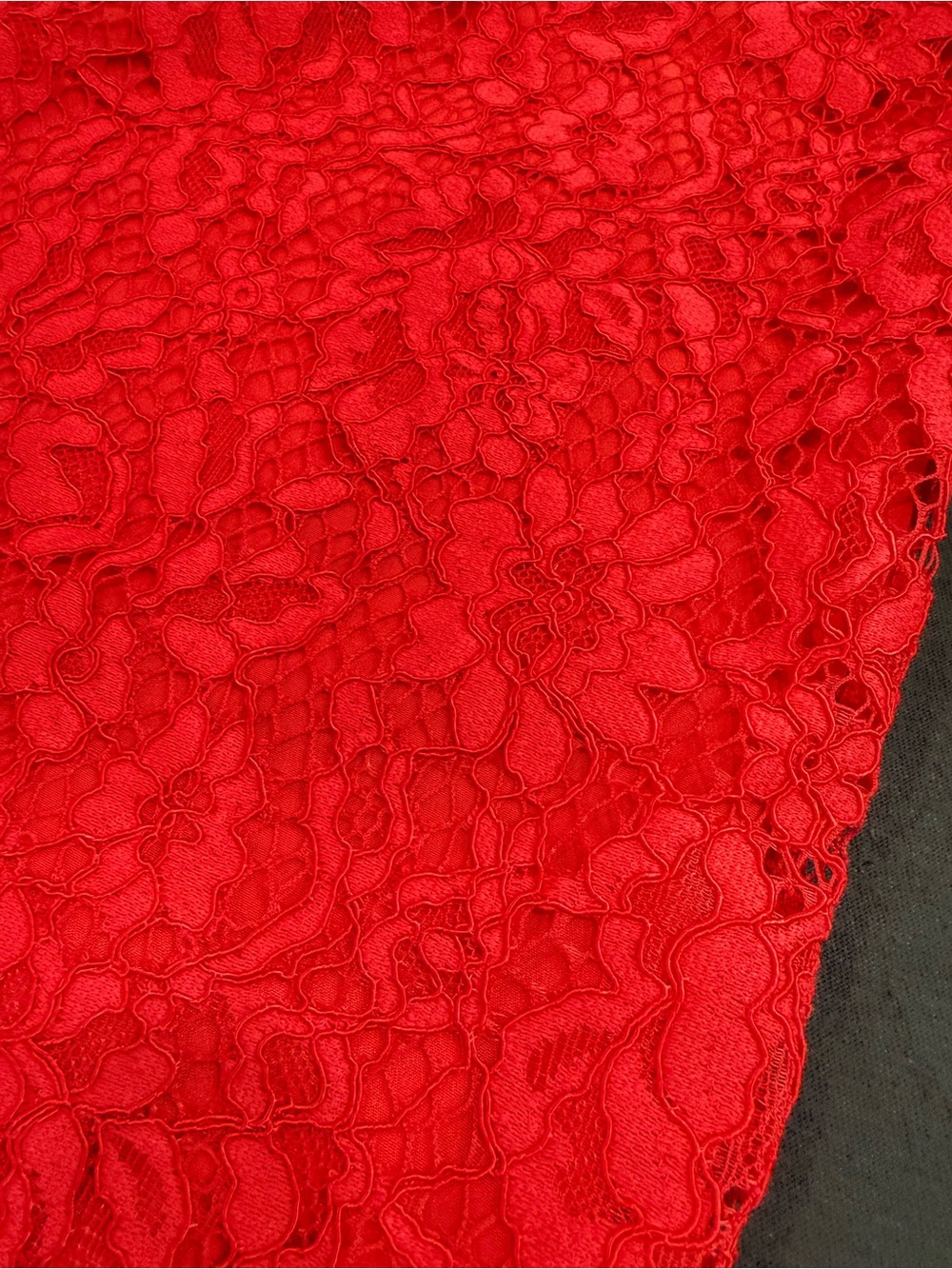 J. Crew Bright Red Lace-Trim Halter Top - Picture 6 of 6